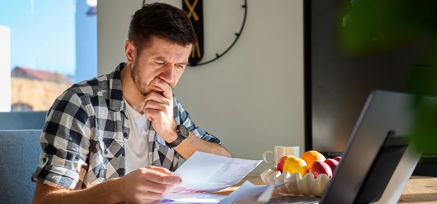 A person reviewing a Mental Health Care Plan with their GP